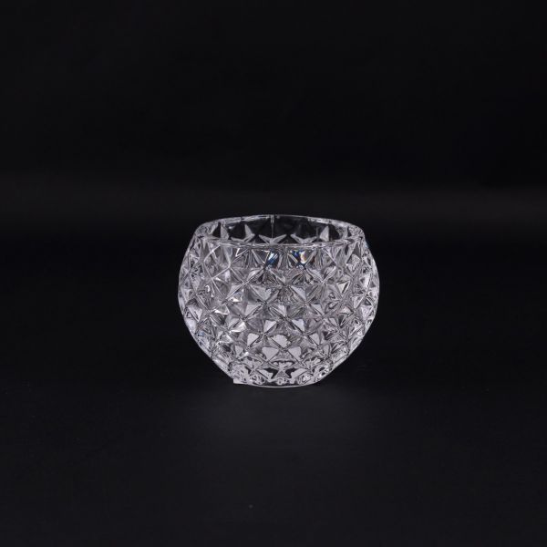 Bowl Candle Holder Diamond Design
