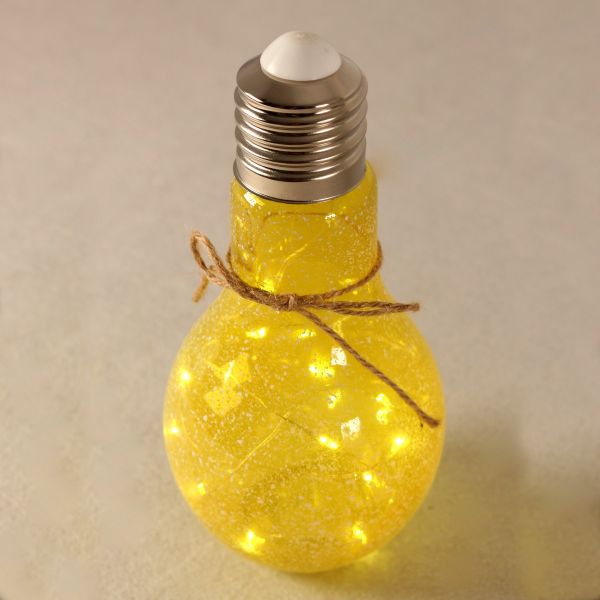 Glass Bulb With Light Yellow