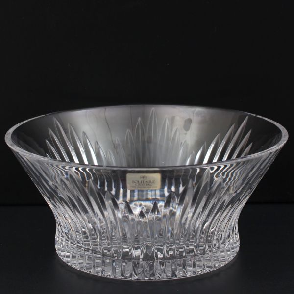 Crystal Bowl Talia Strip Design 