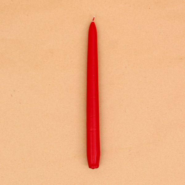 Taper Candle | Stick Candle |Red Color | 25 cm