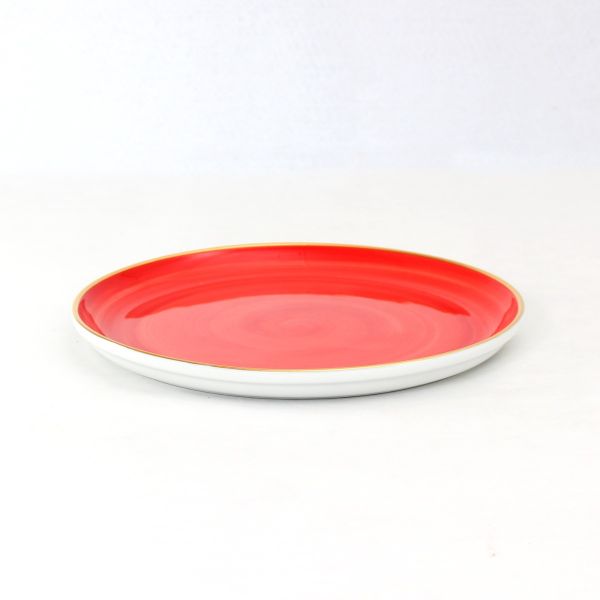 Ceramic Salad Plate | Red