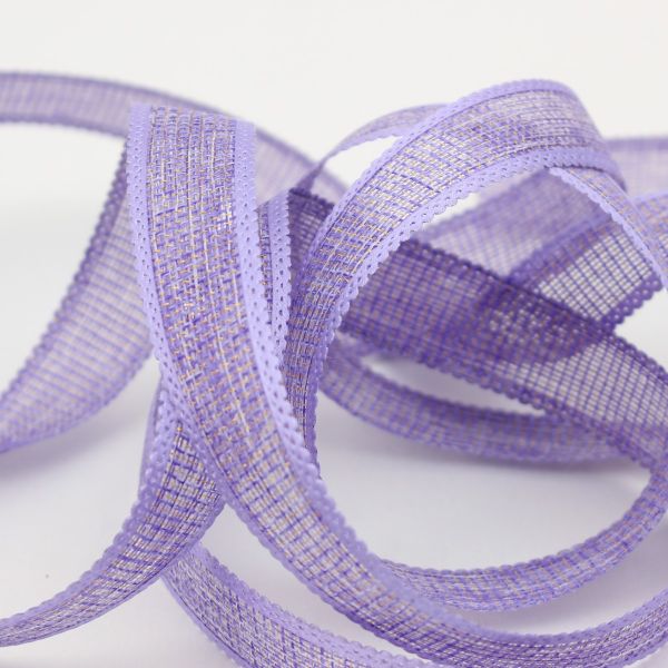 Purple Mesh Ribbon | 10 Yard