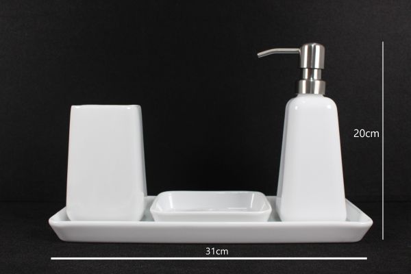 Ceramic Bathroom Accessories Set