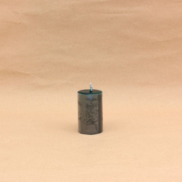 Pillar Candle Green Color | 5*7.5 cm