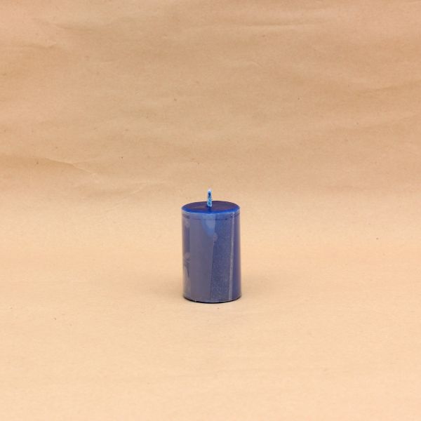 Pillar Candle Blue Color | 5*7.5 cm