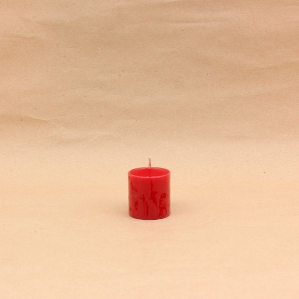 Pillar Candle Dark Red Color | 5*5 cm