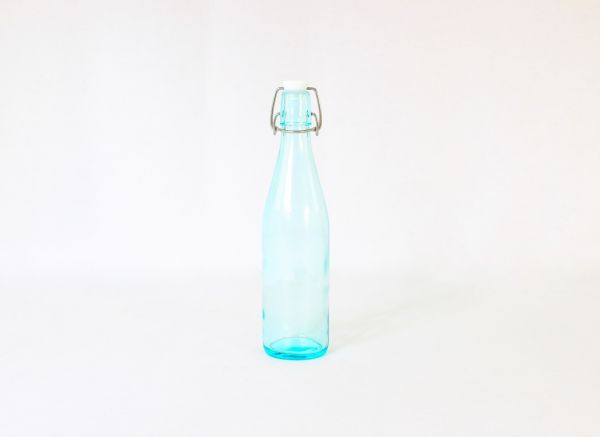 Glass Bottle Swing Top Blue - 500ml