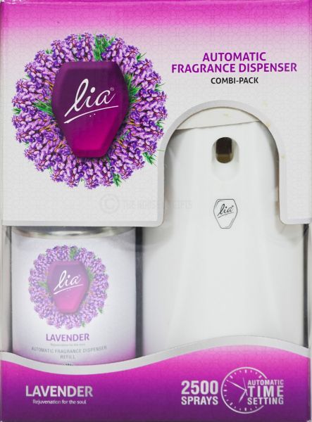 Lia Automatic Dispencer - Lavender - Combi pack